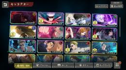 SSR乙骨、夏油凸1、五条凸1、限定五条、野薔薇、伏黒、限定伏黒、虎杖、東堂、七海
