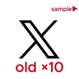 【お試し/テスト用】X(Twitter) OLDアカウント 10個セット✅メール認証済
