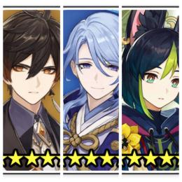 ⭐5鍾離+⭐5神里綾人+⭐5ティナリ+原石39330+紡がれ2+出合い72