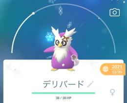 【色違い所持アカウント】イベントデリバード♀