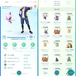 🔸TL70背景ザシアン剣の王!色違い245体!個体値100:117体!伝説幻245体所持