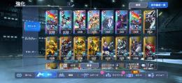 【ほぼ初期垢】ゴッドガンダム完凸+1、ストフリ完凸、hi-ν、マスター、オットー、ベルトーチカ