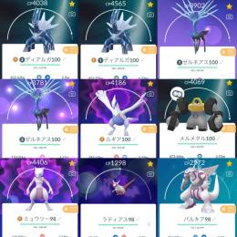 💥TL48・伝説個体値100%6体•伝説336体・個体値100%641体・色違い352体