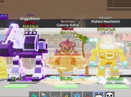 ✨ヴォイドショベルカー＆サマーUFO＆ヘブンメカフィッシーニ✨