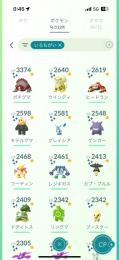 ポケモンGOの衣装確認用です。