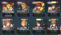 石1600+初期垢 ミルイヒ完凸+ハンフリー+テンガアール+モーガン+ファラ