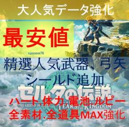 ⚡️超速対応！ゼルダの伝説 ティアーズ オブ ザ キングダム強化！最強体験！