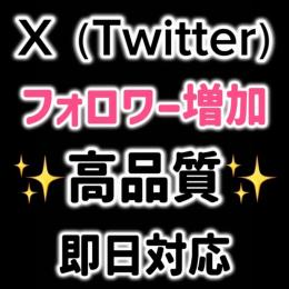 【即日対応】X（Twitter）フォロワー300人以上増加✨