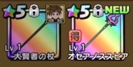 大賢者の杖✨️オセアノススピア✨️メタスラのよろい上✨️天宮騎士のよろい下✨️20連のみ
