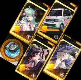 【リセマラ / 日本IP】イロヒ+餅+車、潯、九原S選択×3未使用