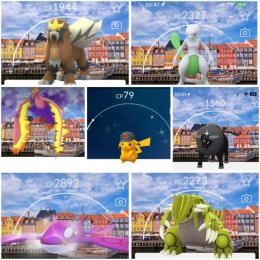 【非対面トレード】✨色違い伝説ポケモン デンマーク 背景