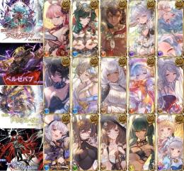 季節限、十二神将、リミ、サプ不可石、金月大量！指定キャラ等含む宝晶石アカウントお探しします！