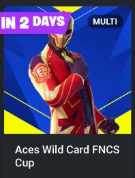 Aces Wild Card FNCS Cup　スキン大会