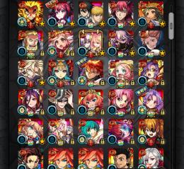 ガチャ限915体  ルシファー4、ヤクモ3、キリンジ、ミューズ、ネオ4