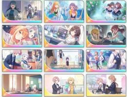 👑ssr13種+ジュエル2700👑 水着月村手毬＆ことね所持！何やってるんだろう、もうっ！冷たいよ等