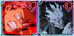 2周年真人+虎杖悠仁(最大呪力出力) 156000個前後+SSRチケット6-8枚+ガチャ券65枚