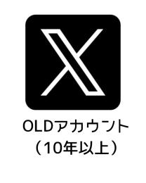 OLDアカウント（10年以上）