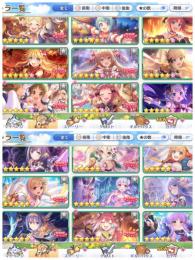 星6キャラ 30体　星5キャラ40体 総戦力300万超え