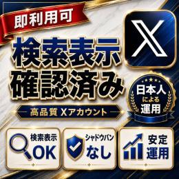 検索で最新に表示されるTwitter(X)アカウント✨ シャドウバンなし*10点セット