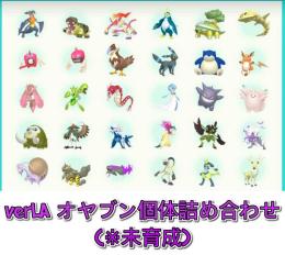 【オヤブン】チャンピオンズ用ポケモン30体詰め合わせverLA