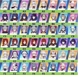 Sキャラ1~10体+水晶4万前後　薪炎の律者/星淵/識の律者/雷の律者/雲墨/彼岸花/理の律者