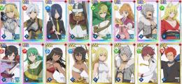 冒険者UR×10 人権キャラ 剣姫アイズ 春姫 リュー・ベート1凸 最終値下げ‼️