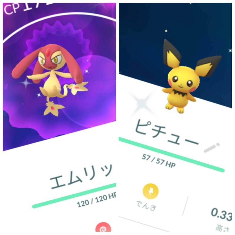 色違いエムリット ピチュー アカウント販売 ポケモンgoのアカウント売買サイト