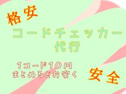 コードチェッカー代行🌸詐欺なし格安