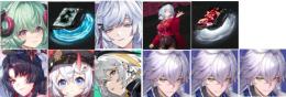 イロヒ+偽りの門+残虹+秋色ルージュ+喰心刃+潯+早霧+ハソール+白蔵2凸