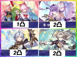 ⭐️神垢ユーザー名未設定 緋英1凸キャストリス2凸ファイノン2凸ホタル2凸