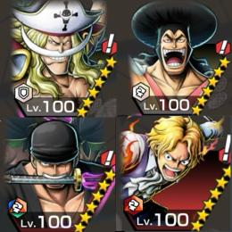 【レア垢】白ひげ・おでん・閻魔ゾロ100Lv🔥