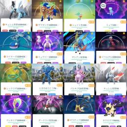 🔹【色違いミュウ100 × シェイミ100の超激レアセット】89M砂・MAX強化多数・最強構成