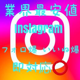 🔥業界最安値🔥実績最多数🔥インスタフォロ爆 いいね爆🔥