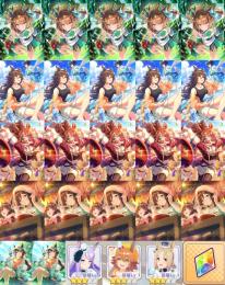 【初期垢】ジュエル59500個 環境サポカ4種完凸 ウマ娘3体 虹結晶