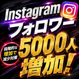 Instagramフォロワー増加リピーター多数