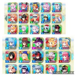 引退垢！ガチャ限255体★4凸120体★環境キャラ多数★厳選済みギア豊富