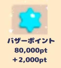 バザポ　1万円＝82000pt