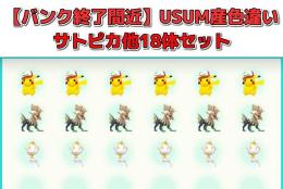 【バンク終了間近】USUM産色違いサトピカ他18体セット