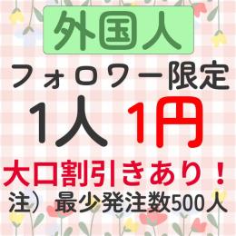 高品質TikTok外国人フォロワー1,000人増加代行