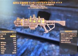 ps4 5版 理想MOD付き素体 猛烈発射速度25%AP25%減エンクレイブプラズマ ライフル
