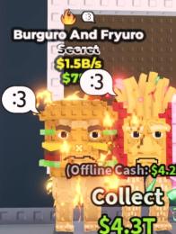 1.5B🍔Burguro And Fryuro🔥ブレインロットを盗む