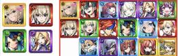 エル+マサムネ+ヤクモ+ルシファー+赤枠内でキャラ（ランダム）4体+4100石+25限定