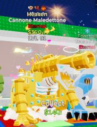 【最安値🔥】3変異LVL91ヘブン大砲