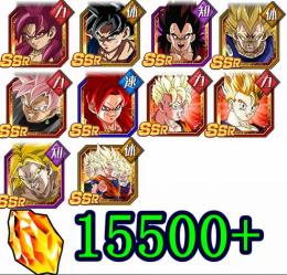 iOS 石15500以上 DAIMA悟空 魔人ベジータ GTコンビ LR27体以上