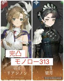 【初期 モノロー313】リアンノン完凸&梁月 星6×11