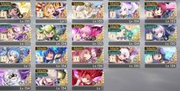 悪魔ほむら、すみれ、ふうか完凸所持　水着ほむら　最高戦力93000以上