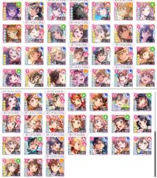 🔥引退垢／🌈⭐︎4⭐︎5キャラ×331🌈／クールRoseliaランクSSS2