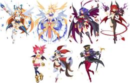 魔晶石79,000↑ サンタフーカ 聖天使ロザリンド 魔天使ラハールちゃん 勇者フロン 女幹部エトナ