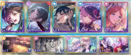 【初期垢SSR9】SSR キャラ5種＋SSR スナップ4種