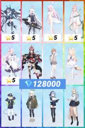 ⭐️神初期垢💎12万アリス臨戦☆5 ケイ☆5 ミカ水着☆5ハナコ水着☆5ミカ☆5